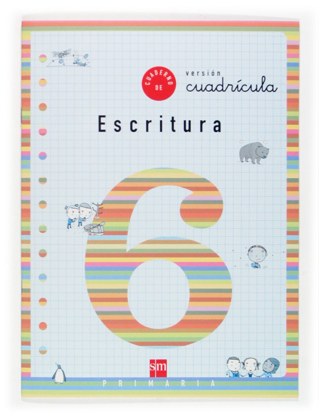 Cuaderno 6 de escritura, Cuadrícula. 2 Primaria - 9788434885141