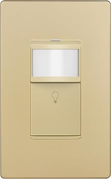 LIDER Motion Sensor Switch, PIR Sensor Switch, Occupancy/Vacancy, 1-Pole