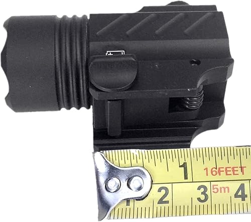 Miniatura 5 de Ade Advanced Optics PL200-A - Linterna táctica ultra compacta para pistola de 400 lúmenes, luz para senderismo, camping, caza y otras actividades al