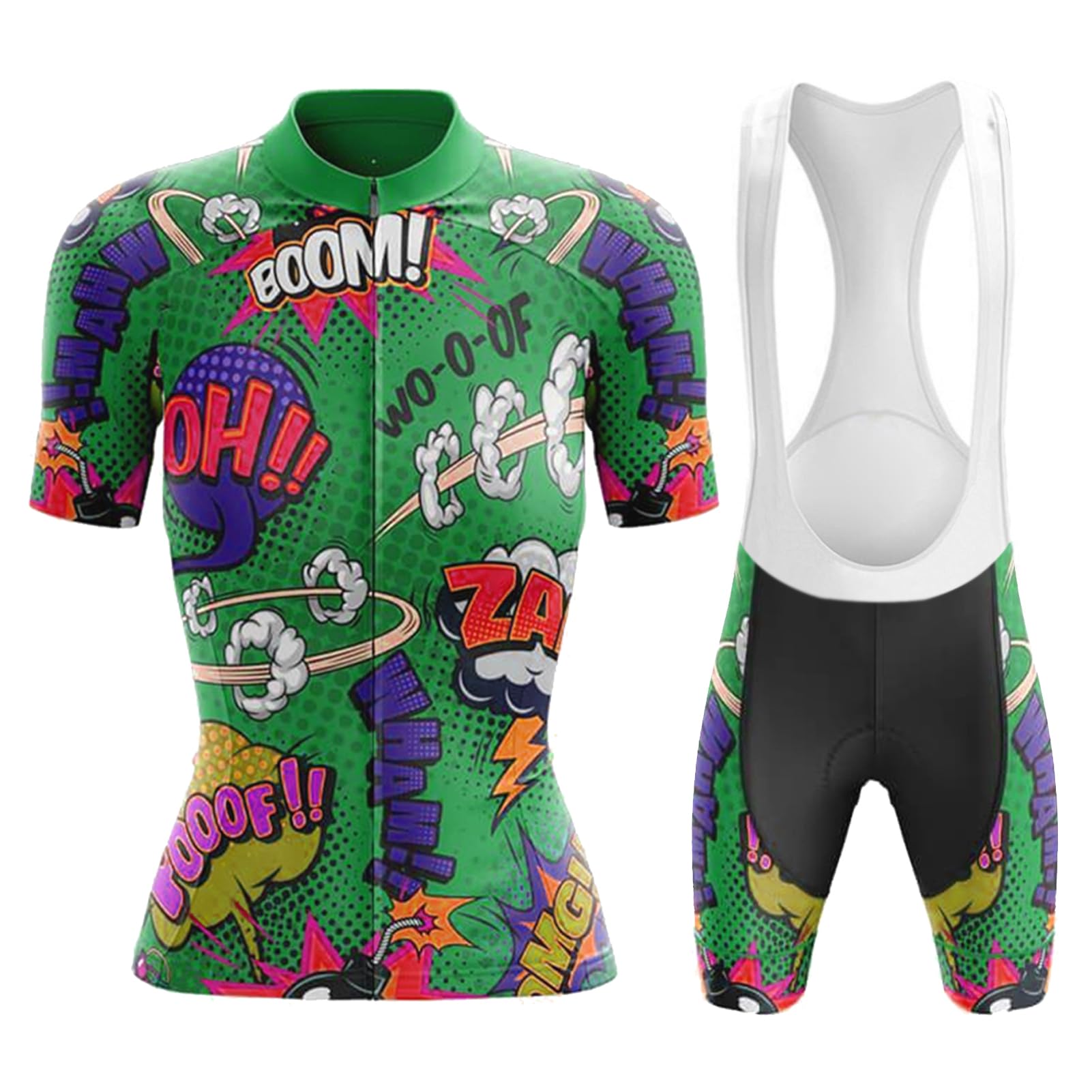 Vêtements Cyclisme Femme Été Maillot de Velo VTT Manche Courte,Tenue Cycliste MTB Jerseys Shirt et Cuissard à Bretelle avec 19D Coussin Gel,Ensemble Combinaisons de Cycling Respirant Séchage Rapide