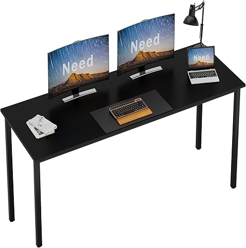 Miniatura 9 de Need Escritorio grande para computadora de 70.8 x 23.6 pulgadas, mesa de conferencias, escritorio de oficina grande, estación de trabajo para