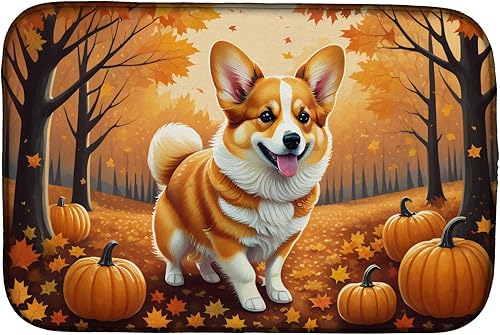 Miniatura 37 de Caroline's Treasures DAC1072DDM Shiba Inu - Tapete de secado de platos absorbente para encimera de cocina, tapete escurridor de platos para SHIBA