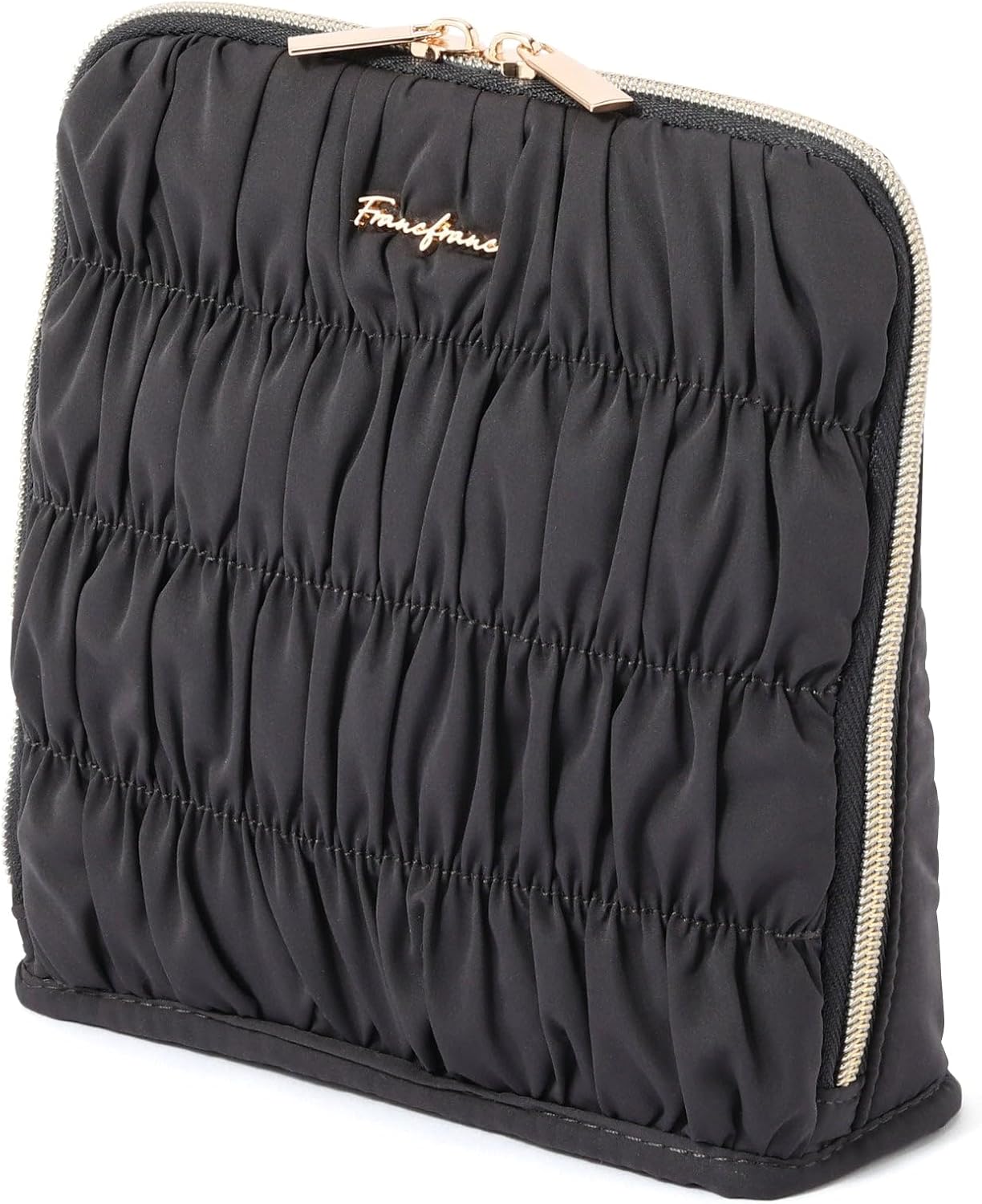 [Francfranc] フランフラン ギャザー ツールペンスタンドポーチ ペン立て ペンケース デスク収納 文具 ポーチ