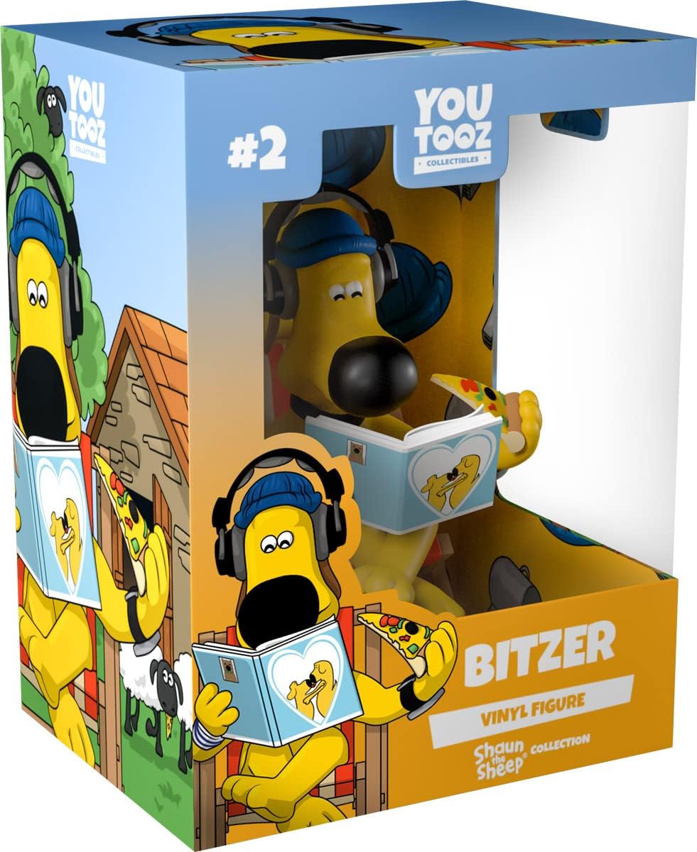 - Youtooz Bitzer 4.5" Vinyl Figure, Official Licensed Collectible Sheepdog from Shaun The Sheep Stop-Motion Animation, by Youtooz Shaun The Sheep Collection