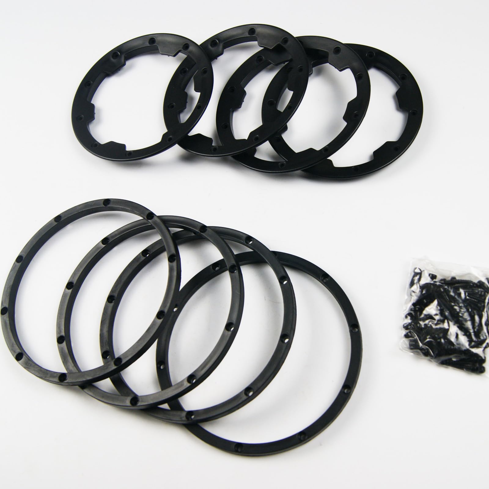 TITRACING Front Rear Wheel Bead locks Kit For HPI KM Baja 5B 5T 5SC Buggy Truck