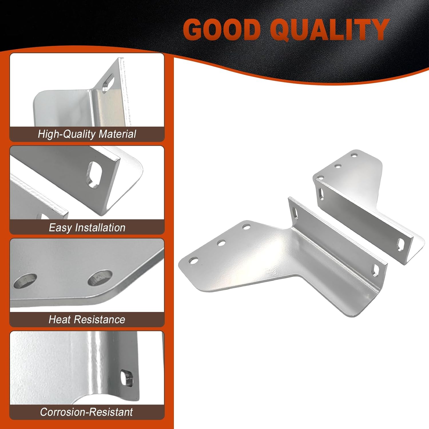 Body Frame Box Step Brackets Compatible with Peterbilt 388, 389, 384, 386, 367 2011-2017 Replaces # M85-6190, M856190, M85-6190R, M856190R