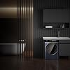 CHiQ Washing Machine 8 kg Front Loader Energy Efficiency Class A-15% Touchscreen Control 12 Programmes 520 mm D 1400 rpm 15 min Quick Wash Large Drum Inverter Motor Antibacterial Door Seal Black [Energy Class A]