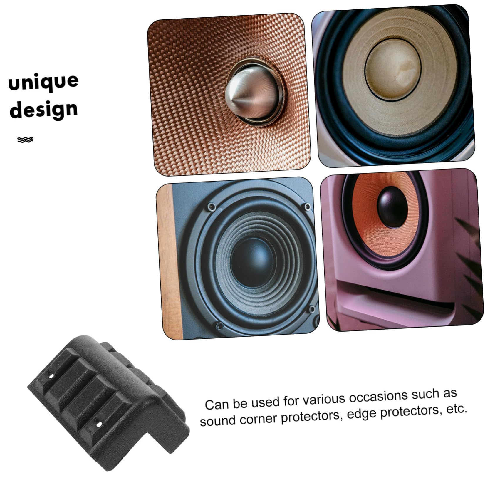jojofuny 100pezzi Protezioni Angolari Per Valigie Resistenti Per Casse Acustiche Protezione Dagli Urti Accessori Per Bagagli e Design Elegante e