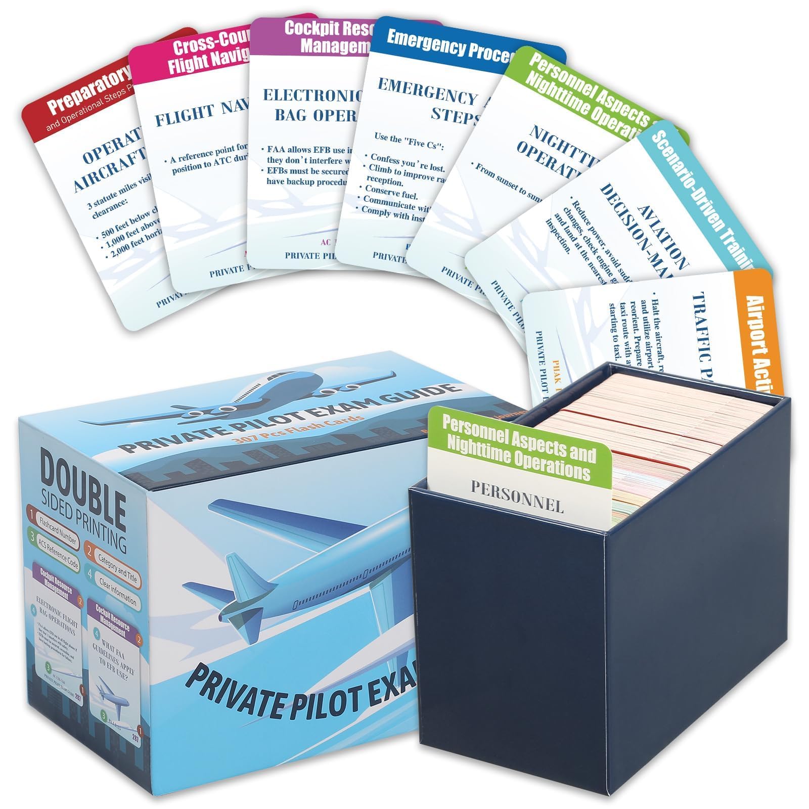 Amazon.com: Private Pilot VFR Oral Exam Flashcards – 300+ Study