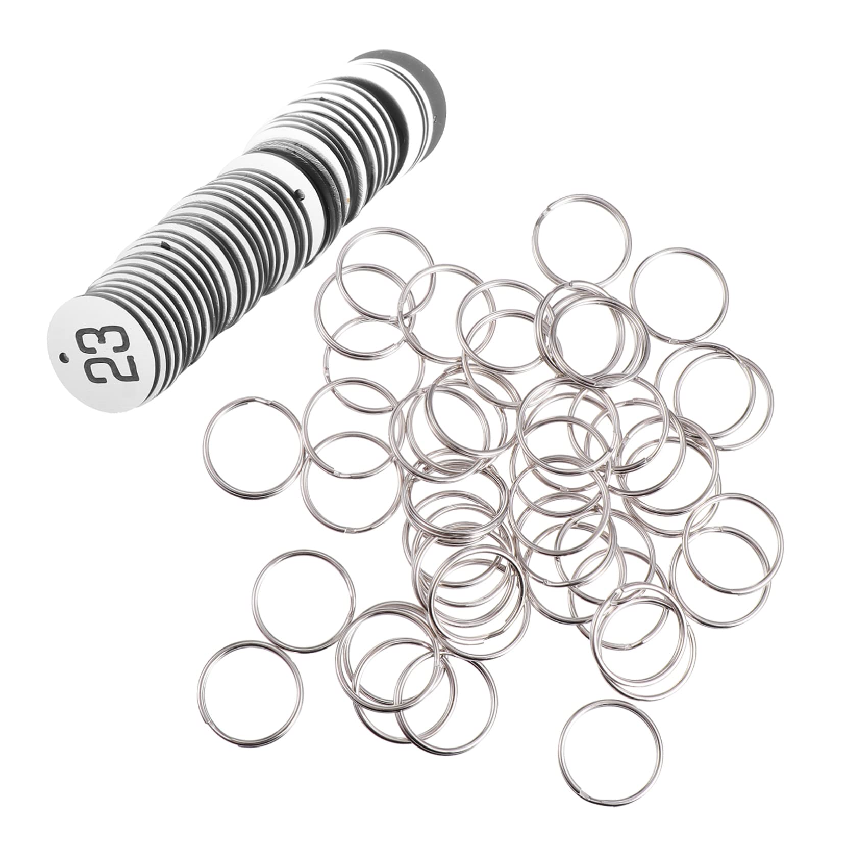 Amazon | PLAFOPE 50枚 ナンバー プレート ラベル 洋服 ハンガー タグ