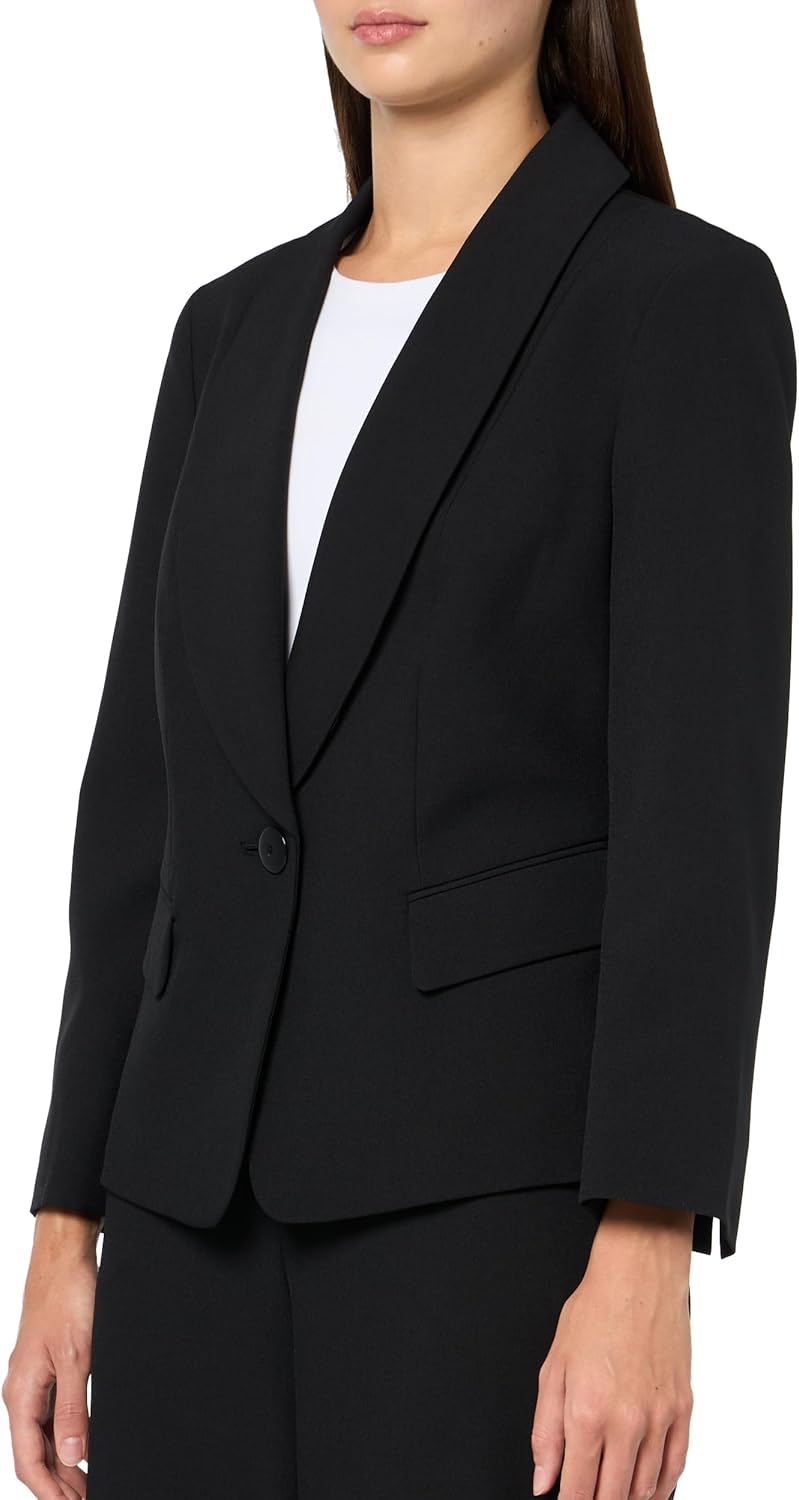 Le Suit Womens Jacket/Pant Suit - Image 4