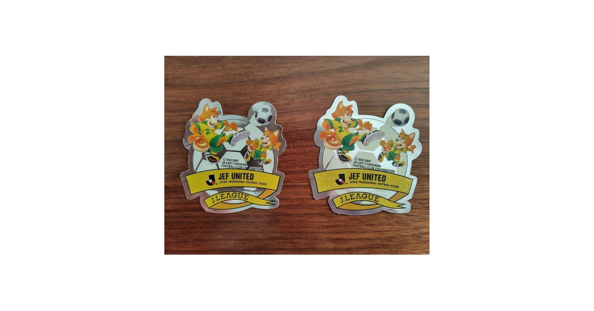Amazon.co.jp: Jリーグ ステッカー 2枚 ジェフユナイテッド千葉
