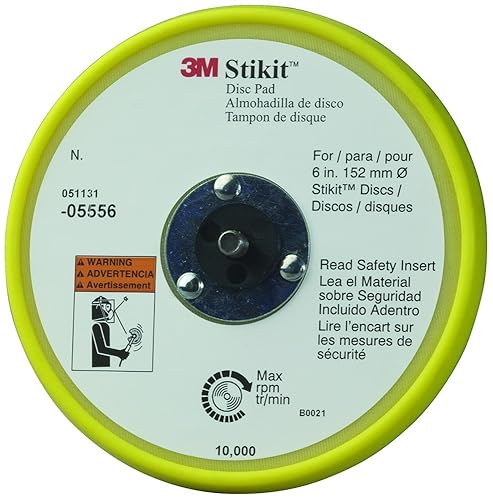 Miniatura 2 de Cubitron II 3M Stikit - Almohadilla de disco de perfil bajo, 20454, 6 pulgadas x 38 pulgadas x 516-24 externa, DF