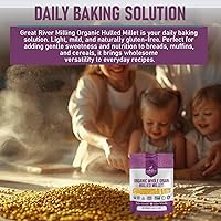 Vista 7 de Great River Milling Mijo orgánico con cáscara Grano antiguo de grano entero Sin gluten y superalimento de alto contenido de fibra Sin OMG