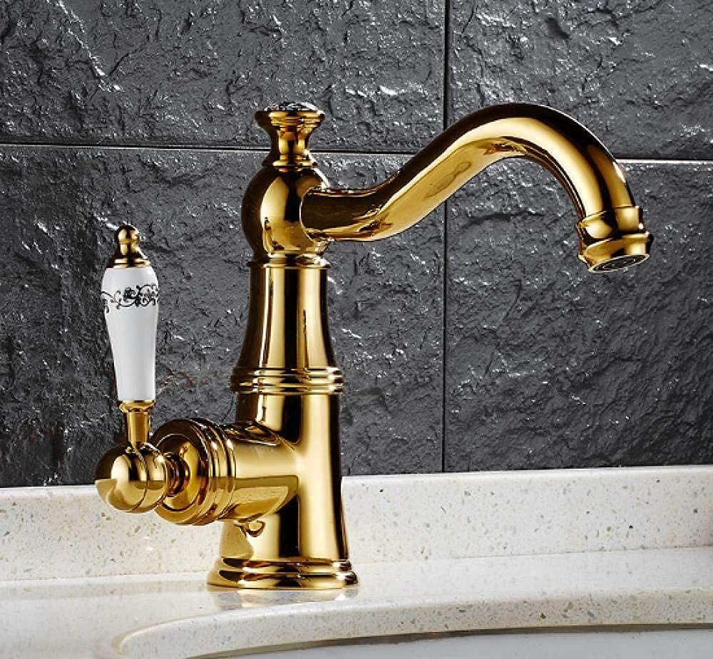Robinet de salle de bains design à poignée unique pour vasque moderne