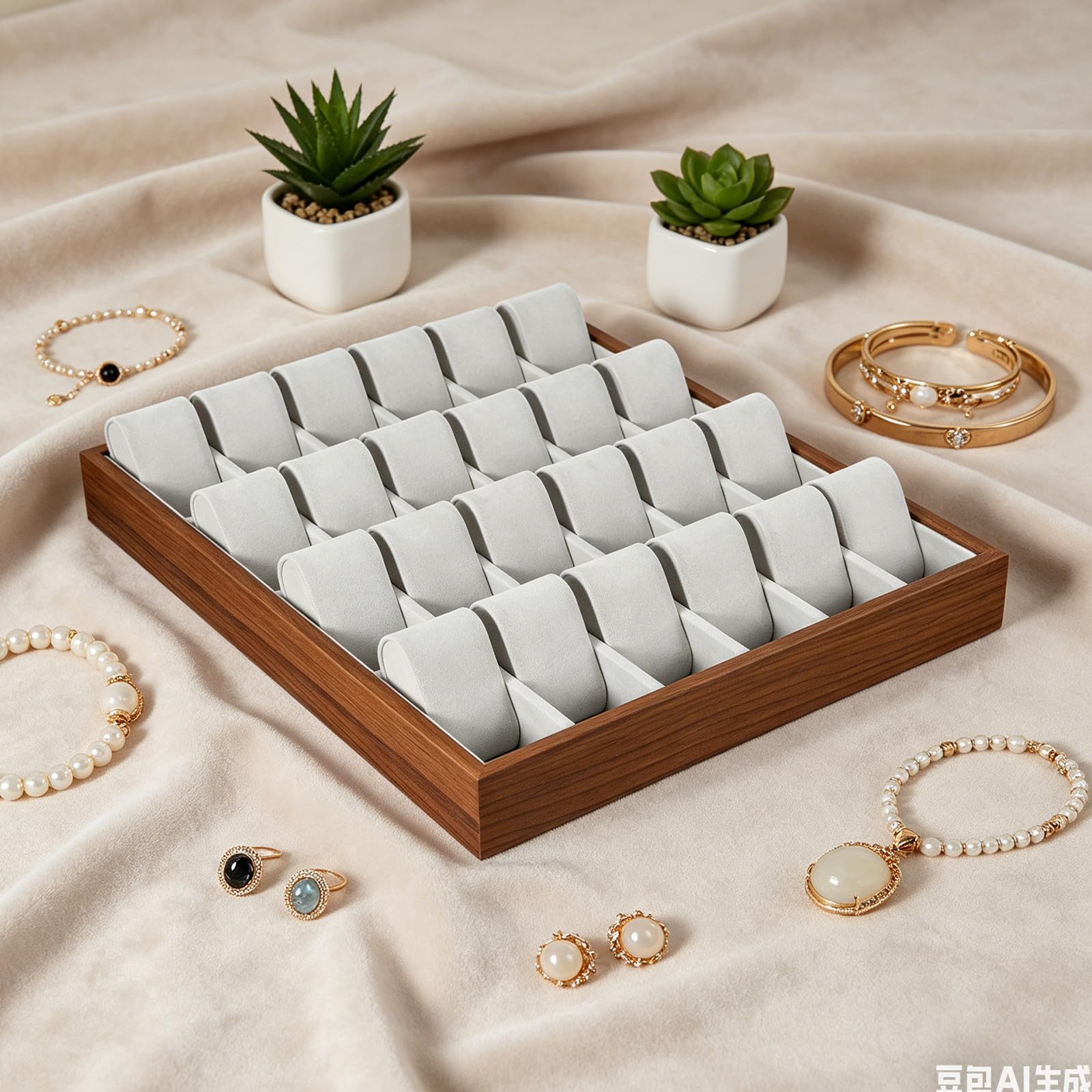 Vitrina de Relojes de Madera 24 Ranuras, Caja de Almacenamiento 1 Pieza | Caja Guardar Relojes, Caja de Almacenamiento de Relojes, Caja para Guardar Relojes, Organizador para Relojes