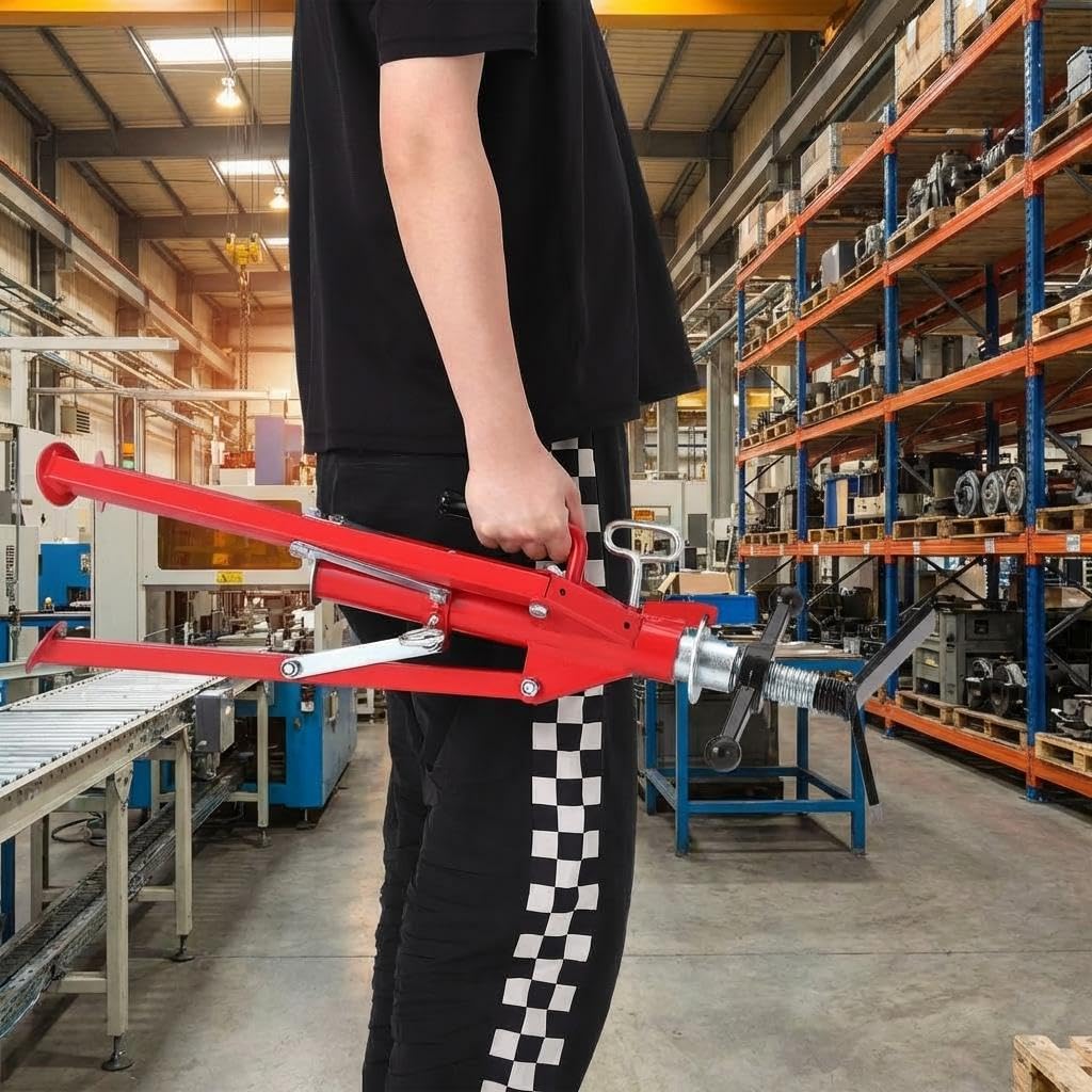 Rohrständer Rohrstütze Mit v-Kopf, Höhenverstellbar 51–96 cm, Schwerlast Rohrbock Aus Stahl Bis 1134 kg Tragkraft, Klappbar & Stabil, Pipe Jack Stand Für Schweißen, Baustelle & Werkstatt