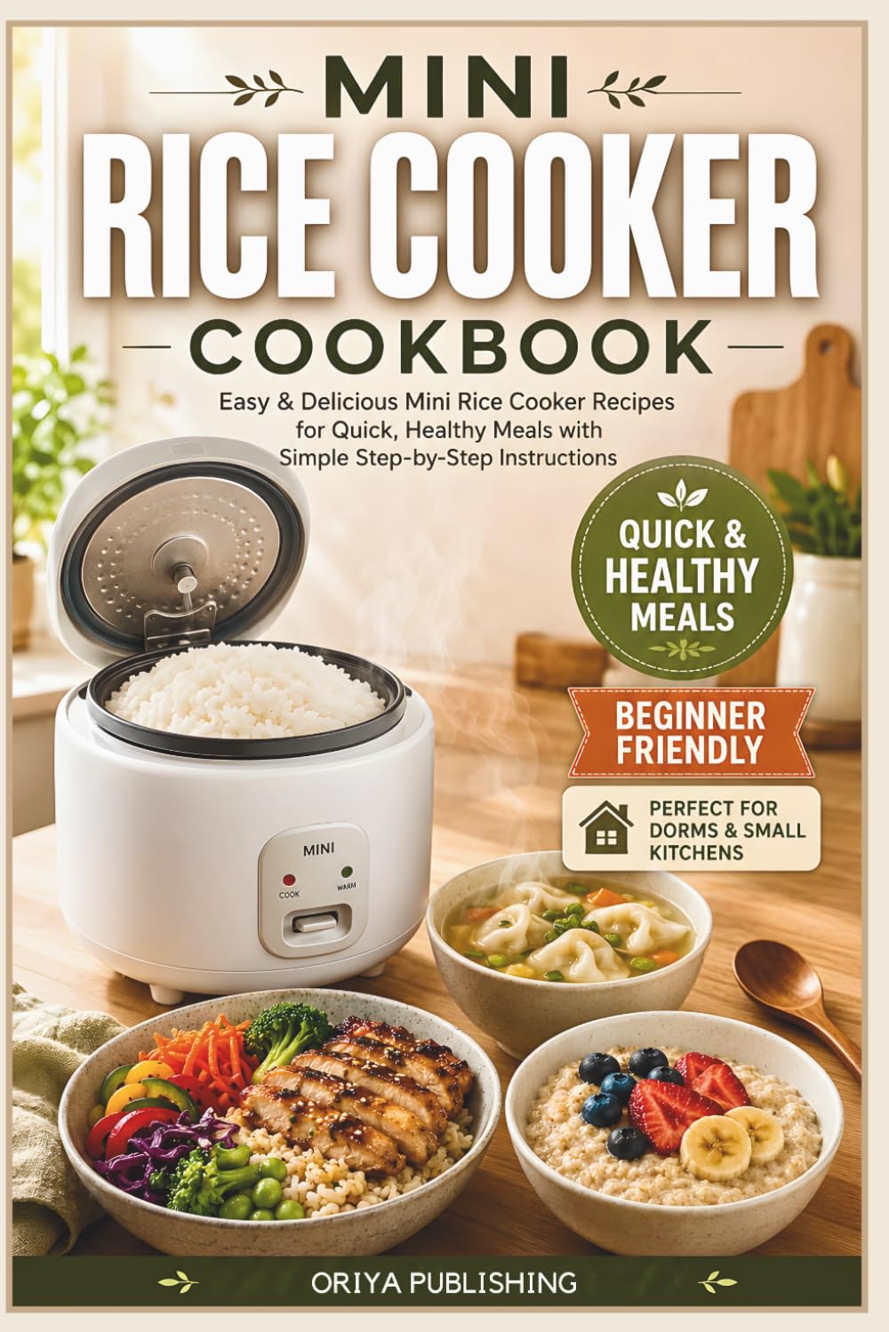 Mini Rice Cooker Cookbook: Easy & Delicious Mini Rice Cooker Recipes for Quick, Healthy Meals with Simple Step-by-Step Instructions