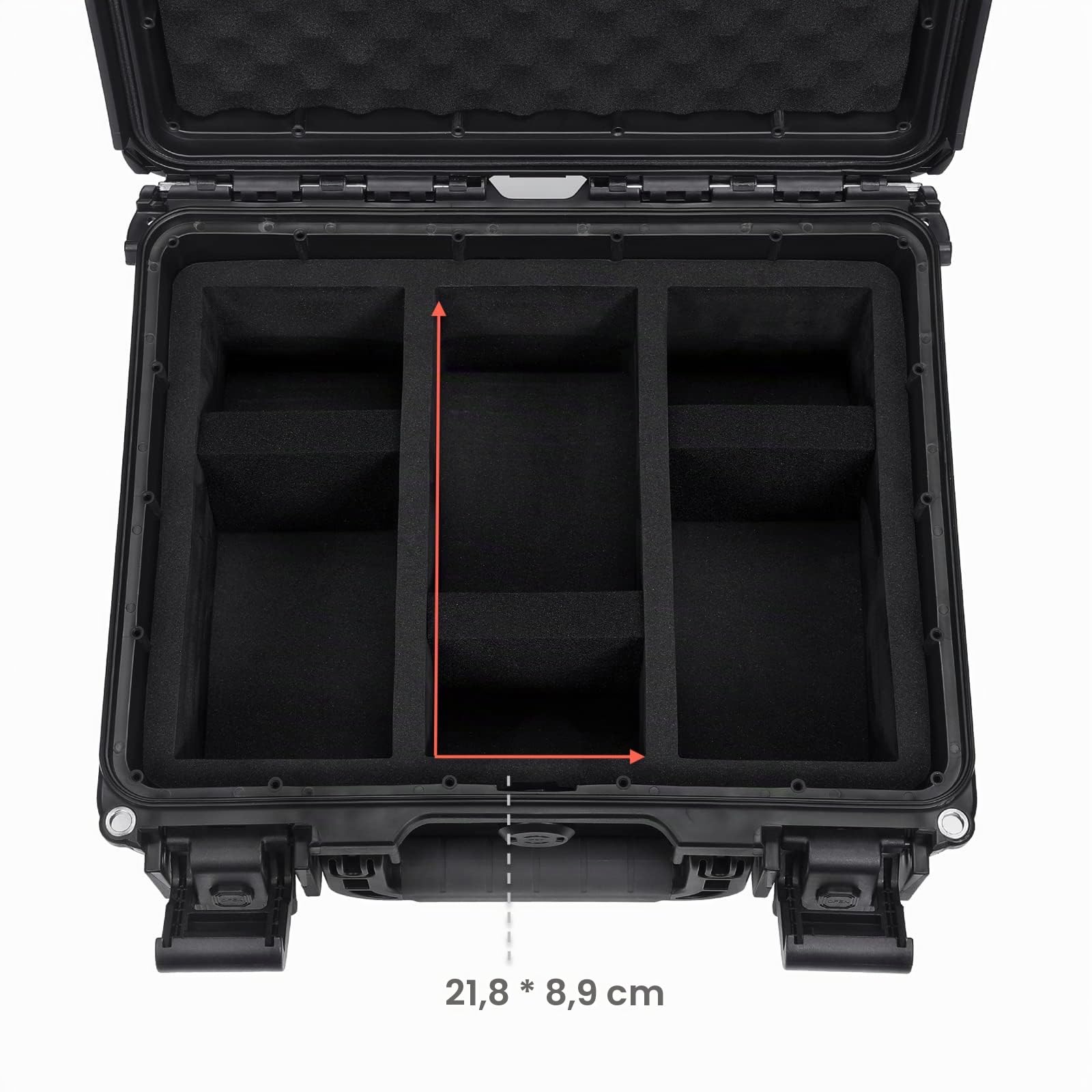Waterproof Graded Card Storage Box Fits 102 Slabs, the Sports Card Slab Case Compatible with PSA, CSG, BGS, SGC, Magnetic Card holder and Top Loaders
