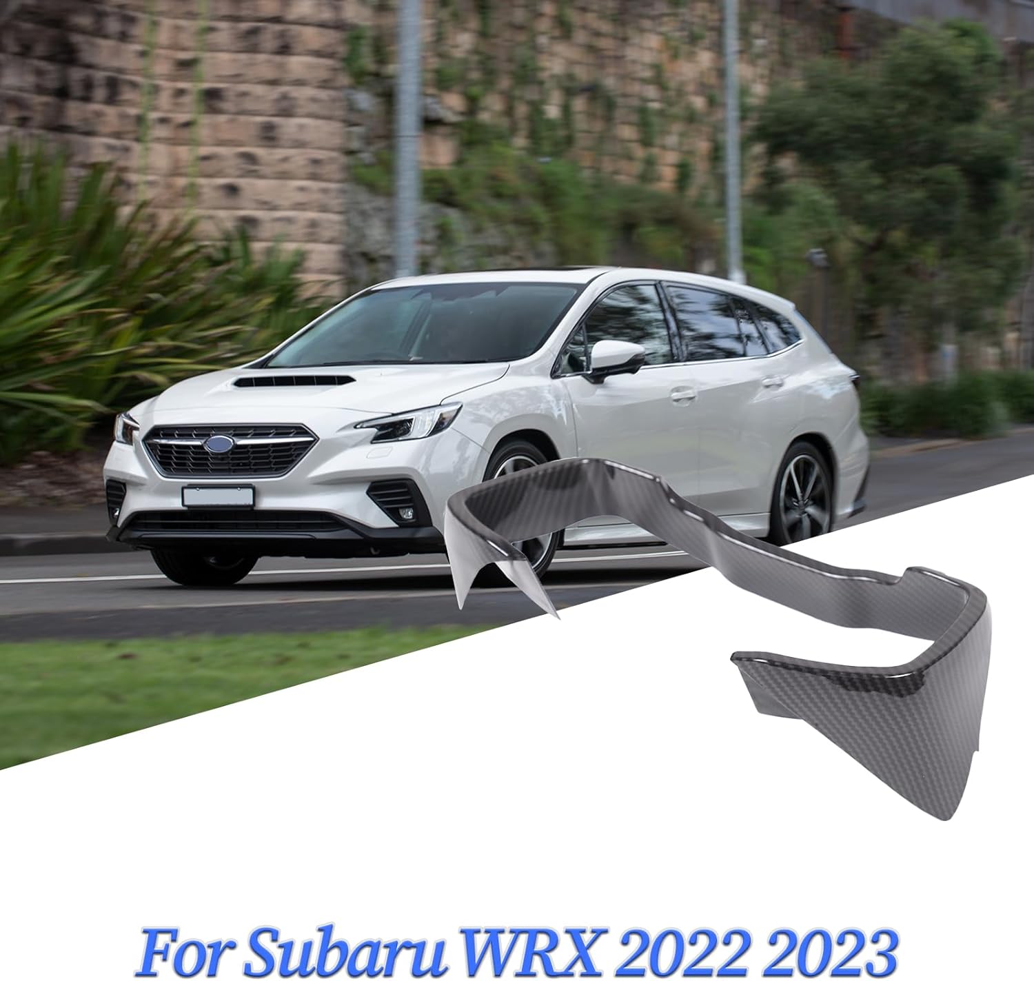 Dashboard Trim Frame Fit for 2022 2023 2024 Subaru WRX Dash Cover Instrument Panel Dial Trim Cover Frame Dash Panel Frame Interior Trim Accessories(Carbon Fiber Pattern)
