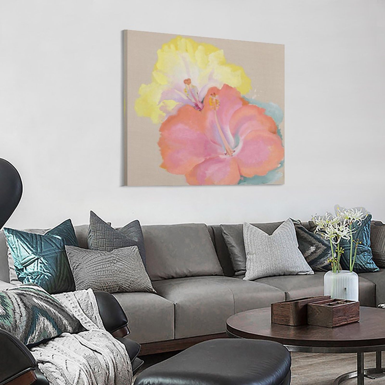 Amazon.com: Georgia·O'Keeffe Poster Pirnt Untitled (Hibiscus),1939