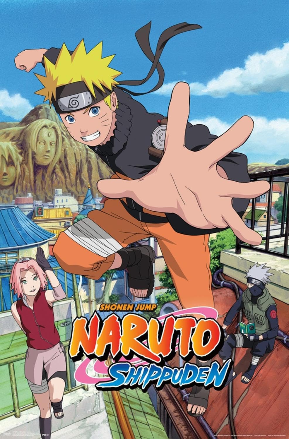 NARUTO ポスター Amazon.com: Trends International Naruto Shippuden - Group Wall