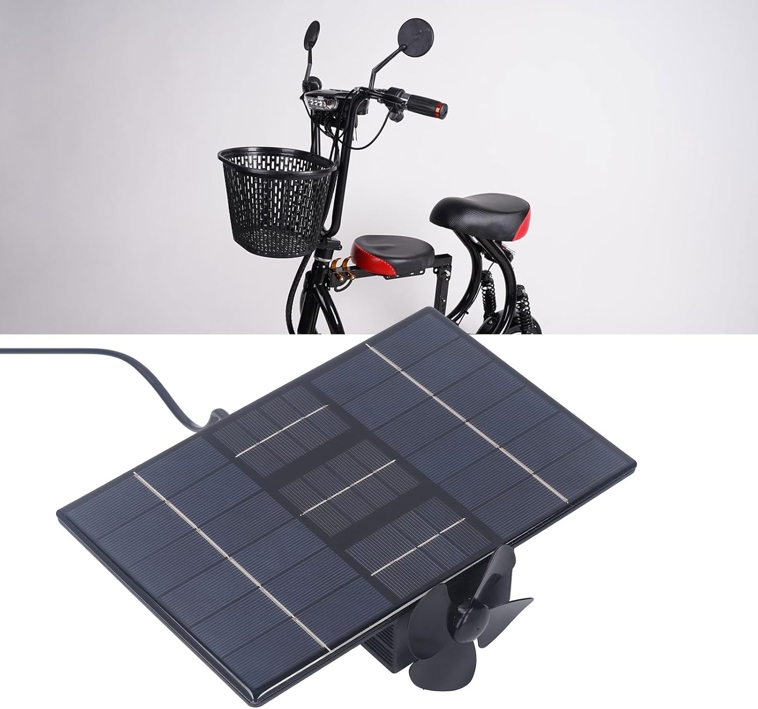 Solar Wind Power Generator Aluminum Alloy Electric Bike Range Extending Generator 12V-125V Easy Installation Electric Vehicle