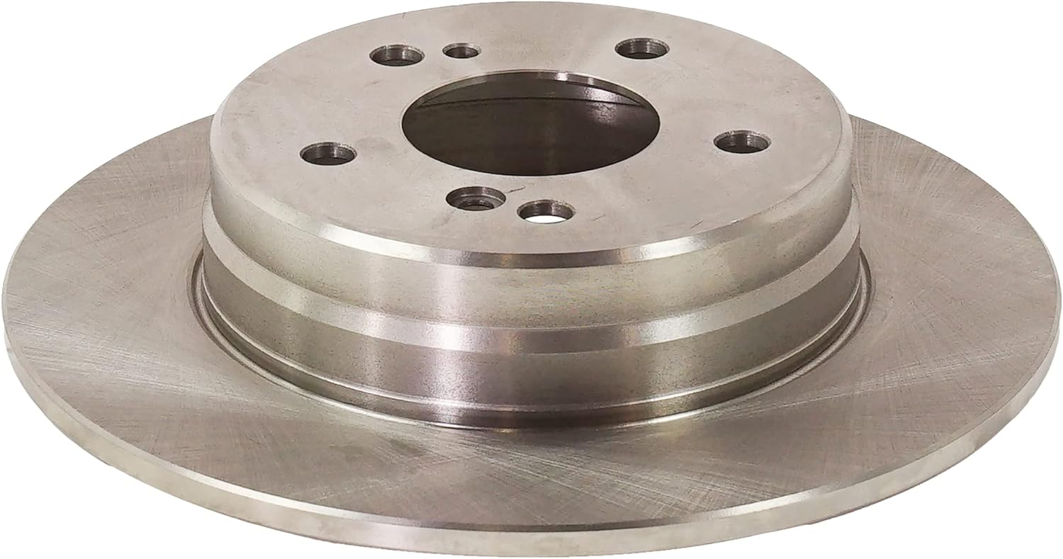 SureStop Brake Disc Compatible with Chrysler Crossfire 2004-2008, Mercedes Benz 300CE 1990-1993, 300E 1993, 300TD 1987 Rear, Driver or Passenger Side, Plain Surface, Solid, 5 Lugs, 277.88 mm, RWD