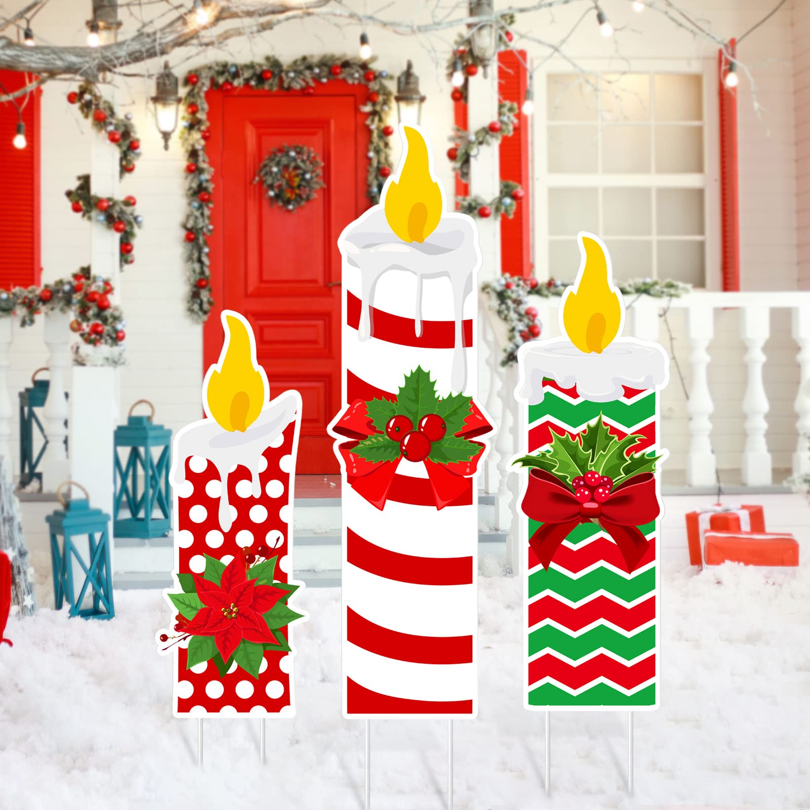 Photo 1 of 12 Count Christmas/Holiday Bundle- Décor, Stocking, Pillow Cases, Garland, Gift Boxes, Etc...