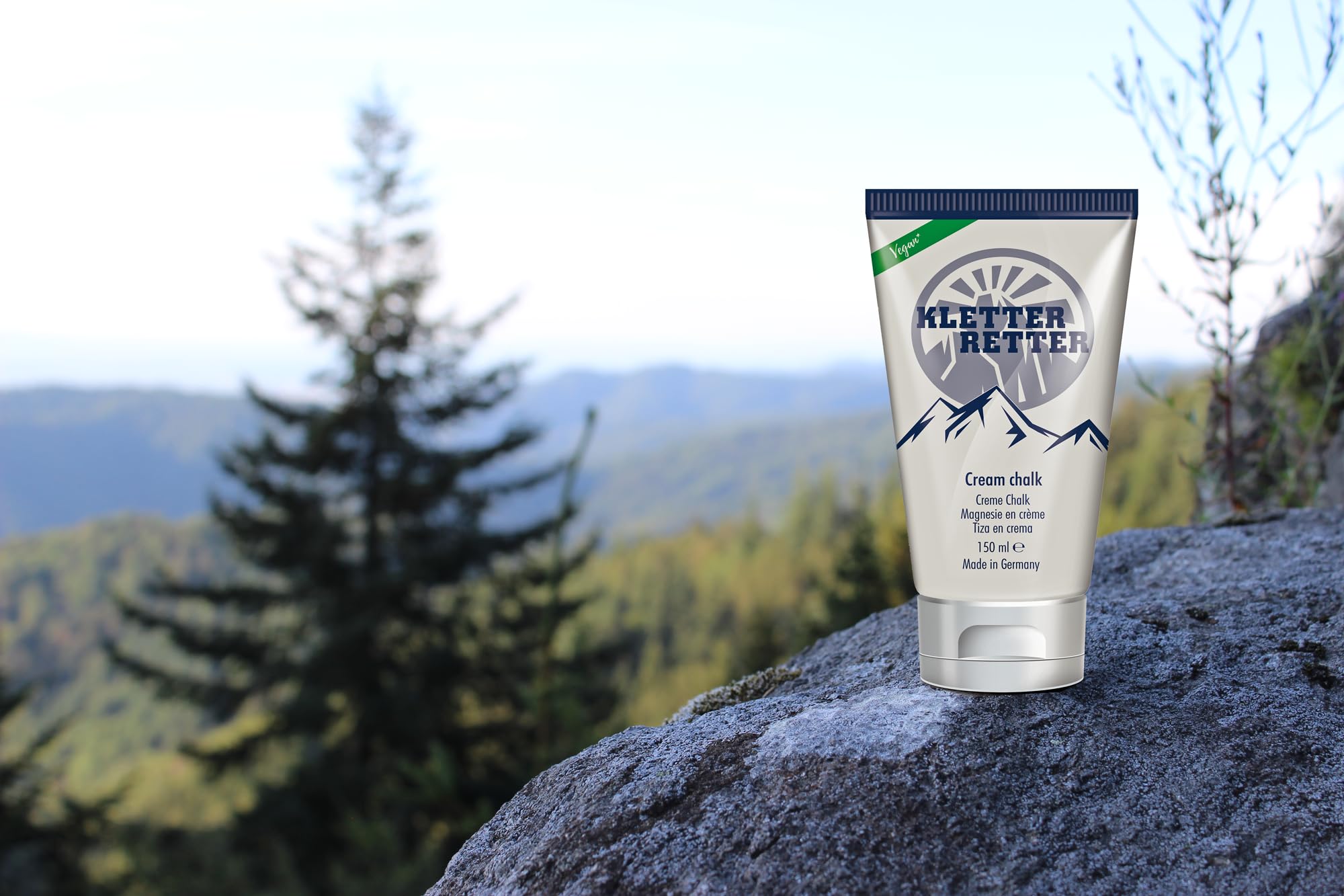 Creme Chalk 3 x 150ml - Hochwertiges, schnelltrockendes Magnesia in Creme-Form - Sorgt für bessere Reibung und maximale Performance beim Klettern und Bouldern