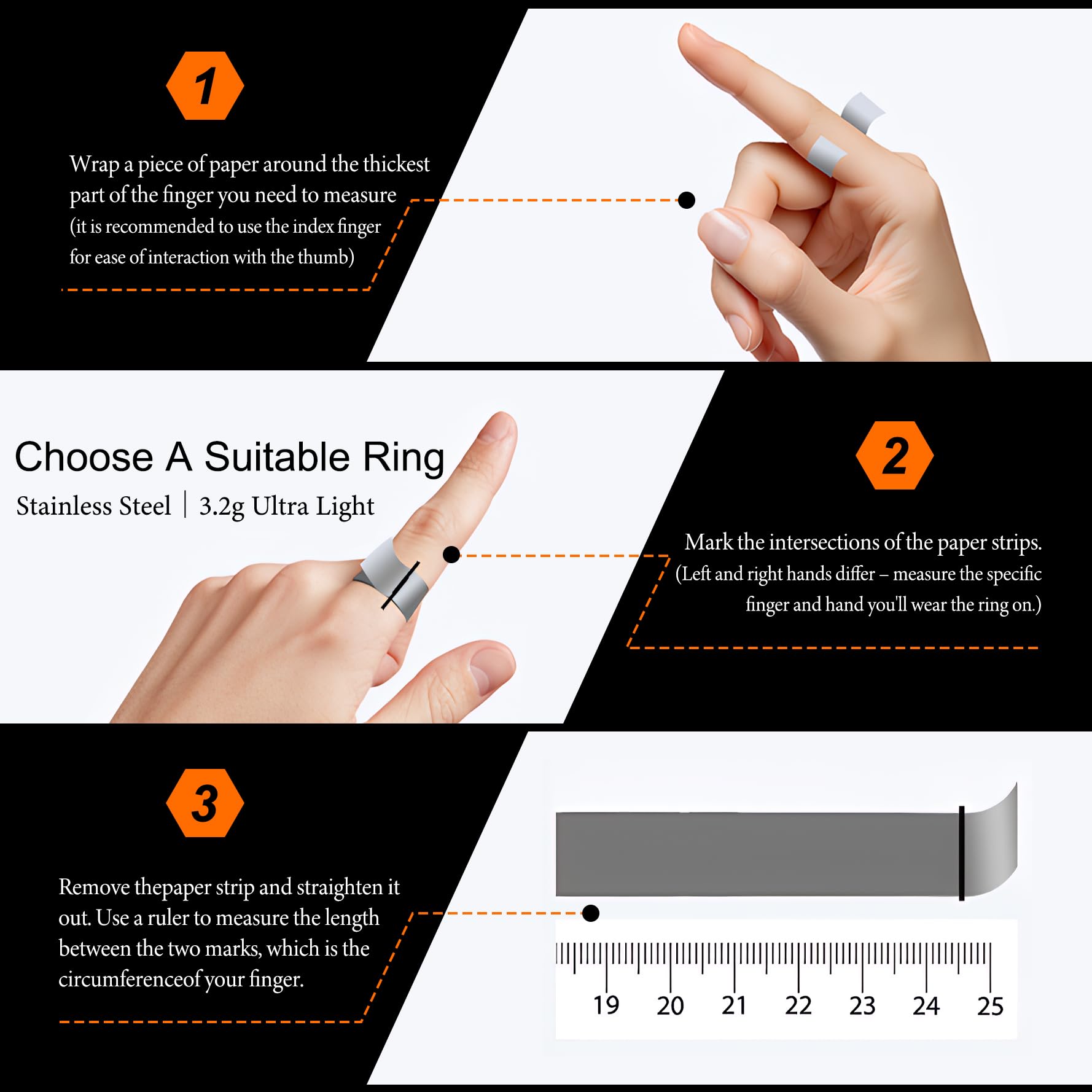 Bague connectée pour Hommes et Femmes (Android et iOS) – Taille 9 | Écran tactile LED, étanche IP68, suivi cardio/oxygène/sommeil, déclencheur photo, modes sport, titane 3,2g