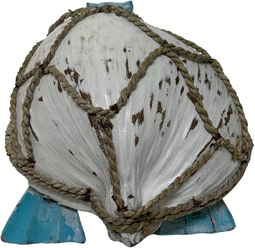 Miniatura 3 de WorldBazzar Tallado a mano tortuga de coco sobremesa escultura arte escultura océano mar náutico 3D isla costera decoración tropical