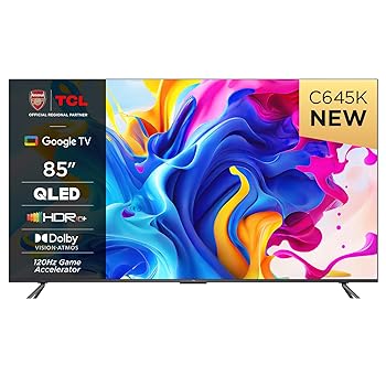 TCL 85C645K 85-inch QLED Television 4K Ultra HD 4K Google TV Smart TV