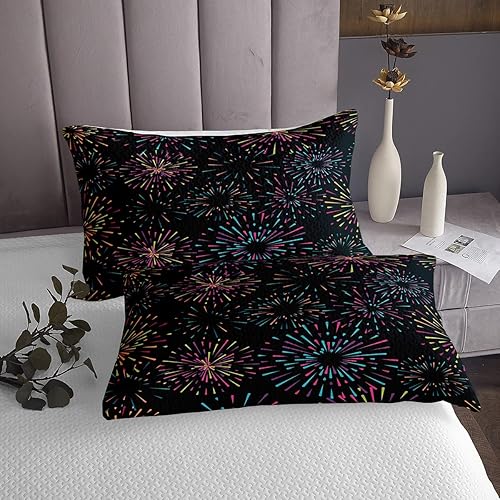 Miniatura 6 de Edredón de cielo estrellado, tamaño individual, colcha de estrella de galaxia para niños y niñas, colcha del espacio exterior, juego de edredón