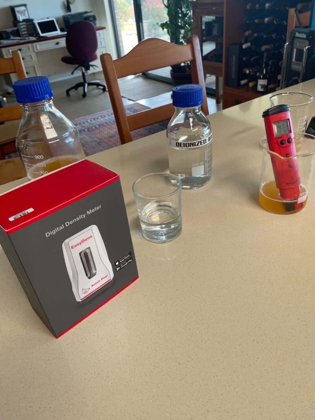 Easydens EasyDens by Anton Paar - Smart Hydrometer - Digital Density Meter ...