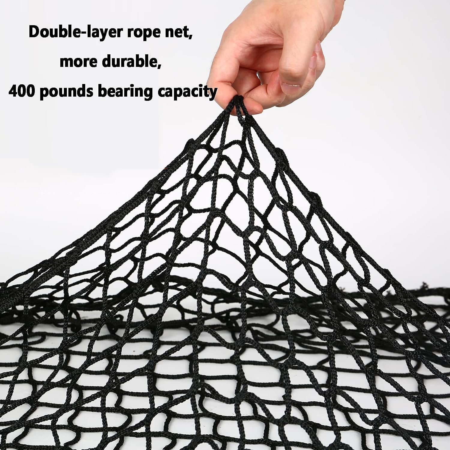 Rete da Arrampicata a Doppio Strato per Esterni, 4,5 cm, Corda in Poliestere da 5 mm, Rete da Arrampicata per Bambini 2,5x9 m, Attrezzatura sicura per Il Parco Giochi e per Il Divertimento.