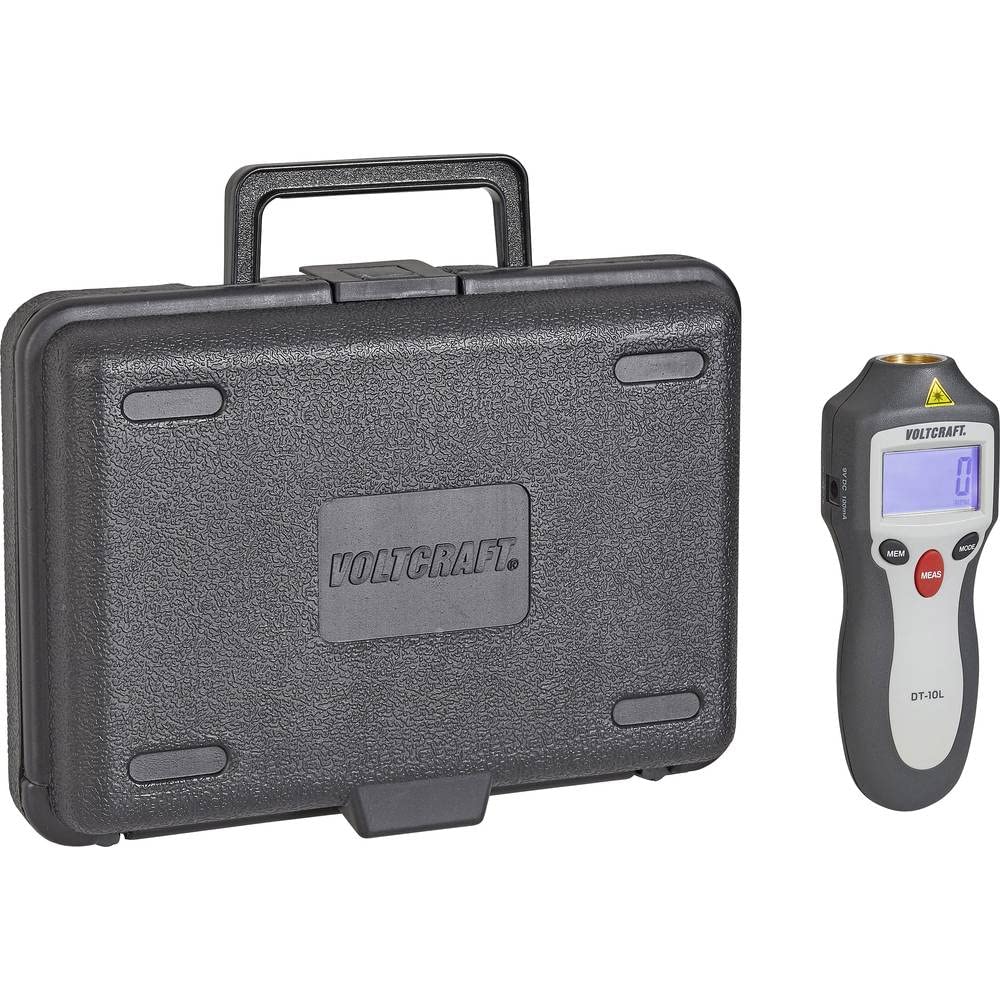 Misuratore di rotazione laser VOLTCRAFT® DT-10L 2-99 999 giri/min misuratore del numero di giri senza contattoCalibra