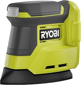 RYOBI – ONE+ RPS18-0 18V Cordless Triangular Sander – Retail sole, Dust Collector, Compact and Handling – Ideal Finishes, Angles – Battery Not Included