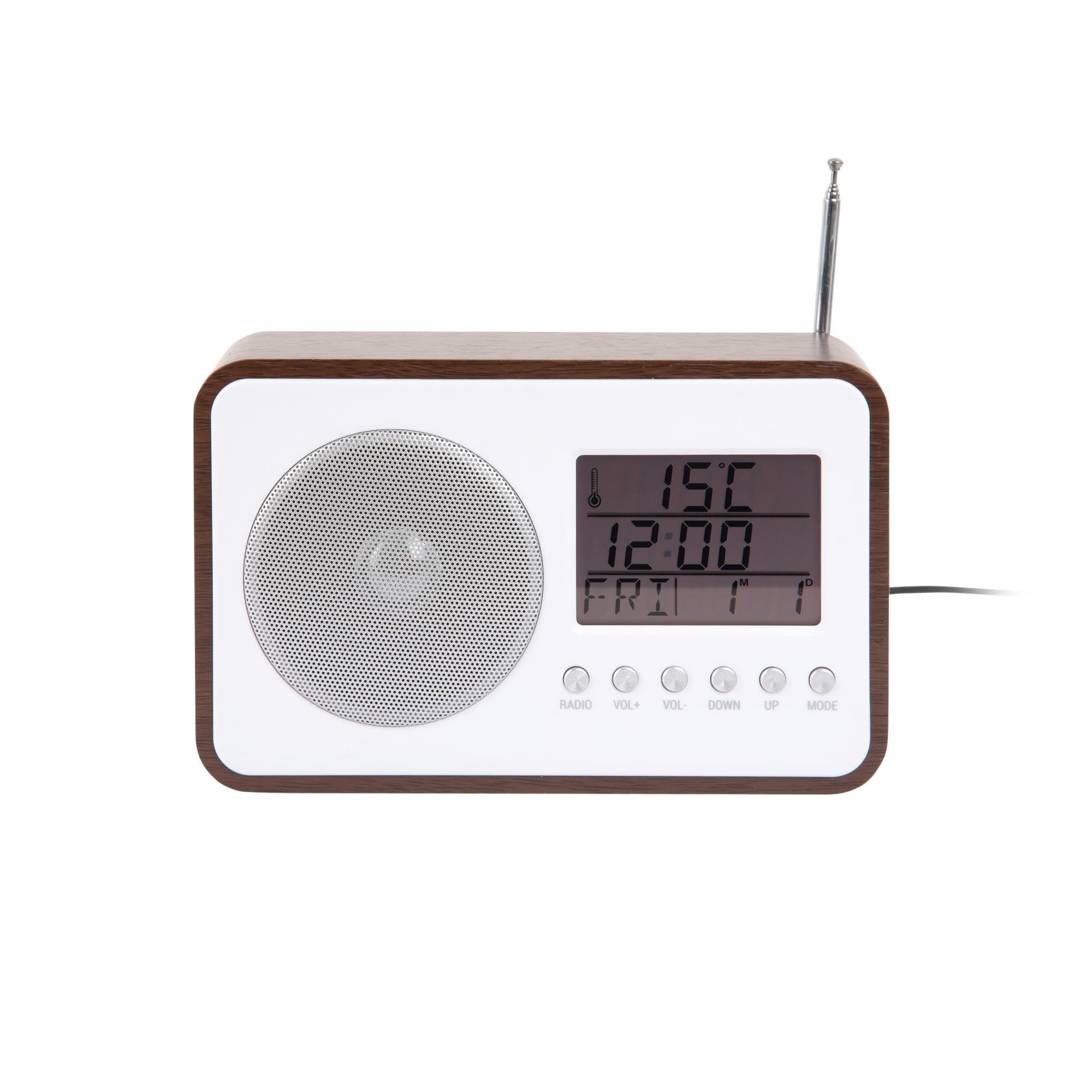 Karlsson - Reloj despertador con radio FM retro