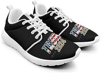 Pitovozu American Flag Sneaker Women Athletic Shoes Trump 2024 Running Shoes Comfortable Sports Sneaker