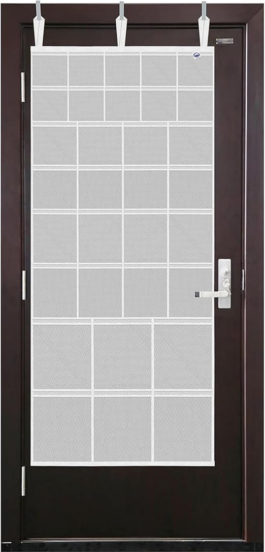 Cruise On Large Mesh Over-the-Door Organizer, 34-Pocket Hanging Storage for Cruise & Home (24"x60"),Travel Essential for 2025-2026, Shoe & Bathroom Organizer for Closet, Cabin, or Behind-Door Storage