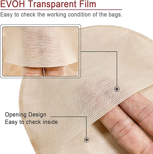 Miniatura 6 de Carbou 15 bolsas de Urostomía de una sola pieza con tarjeta de medición, herramienta de corte para colostomía, ileostomía, cuidado del estoma, corte