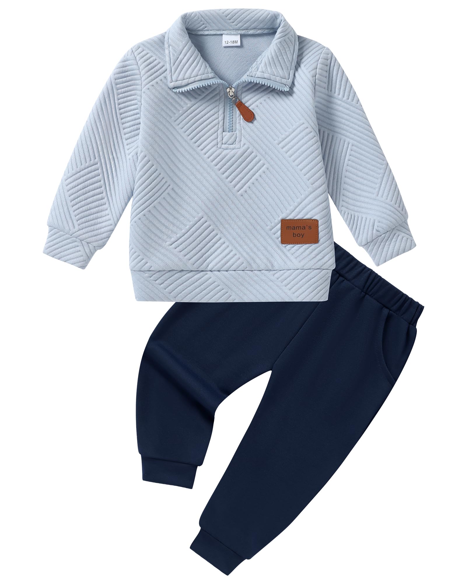 ZOEREA Toddler Baby Boy Clothes Outfits Set Fall Winter Sweatshirt 12M-5T