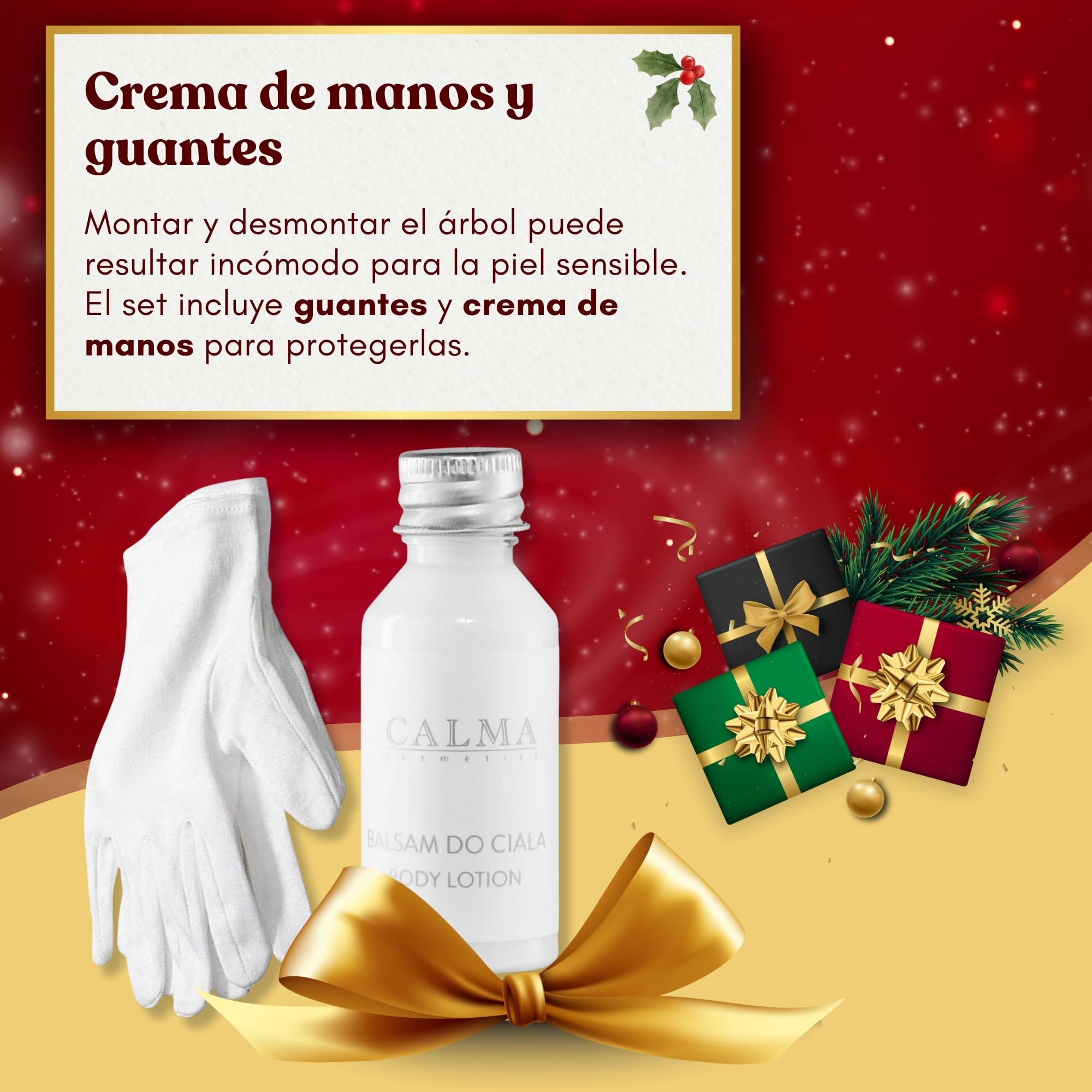 Árbol de Navidad artificial de abeto de 150 cm, con 310 puntas y soporte de madera resistente, para decoración de sala de estar, incluye bolsa de almacenamiento