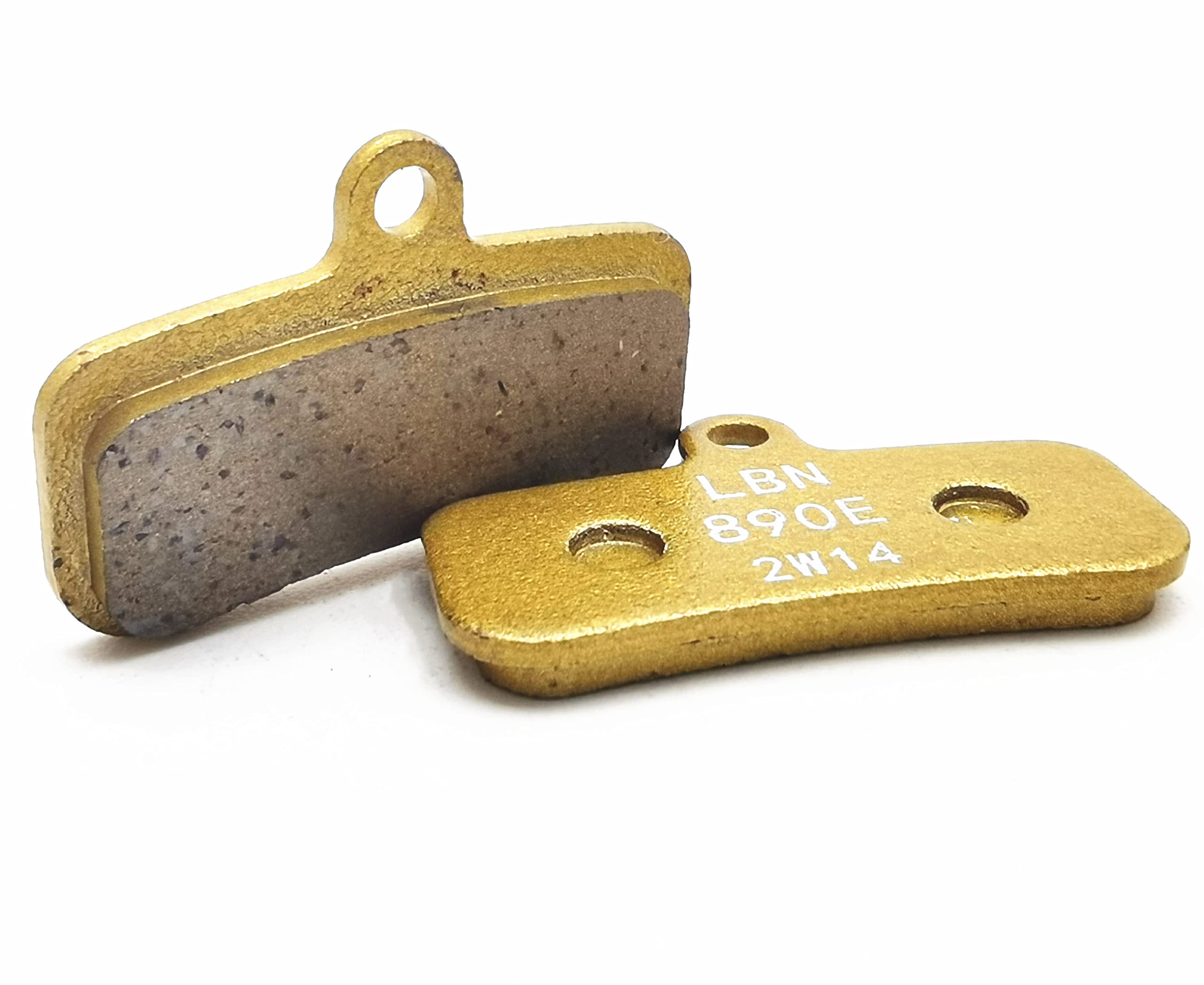 Pads Frein Métal Fritté Lot De 4 Paires De Plaquettes De Frein à Disque Vélo Sintered - Compatible FORMULA Oro - Couleur Or Etrier Brembo