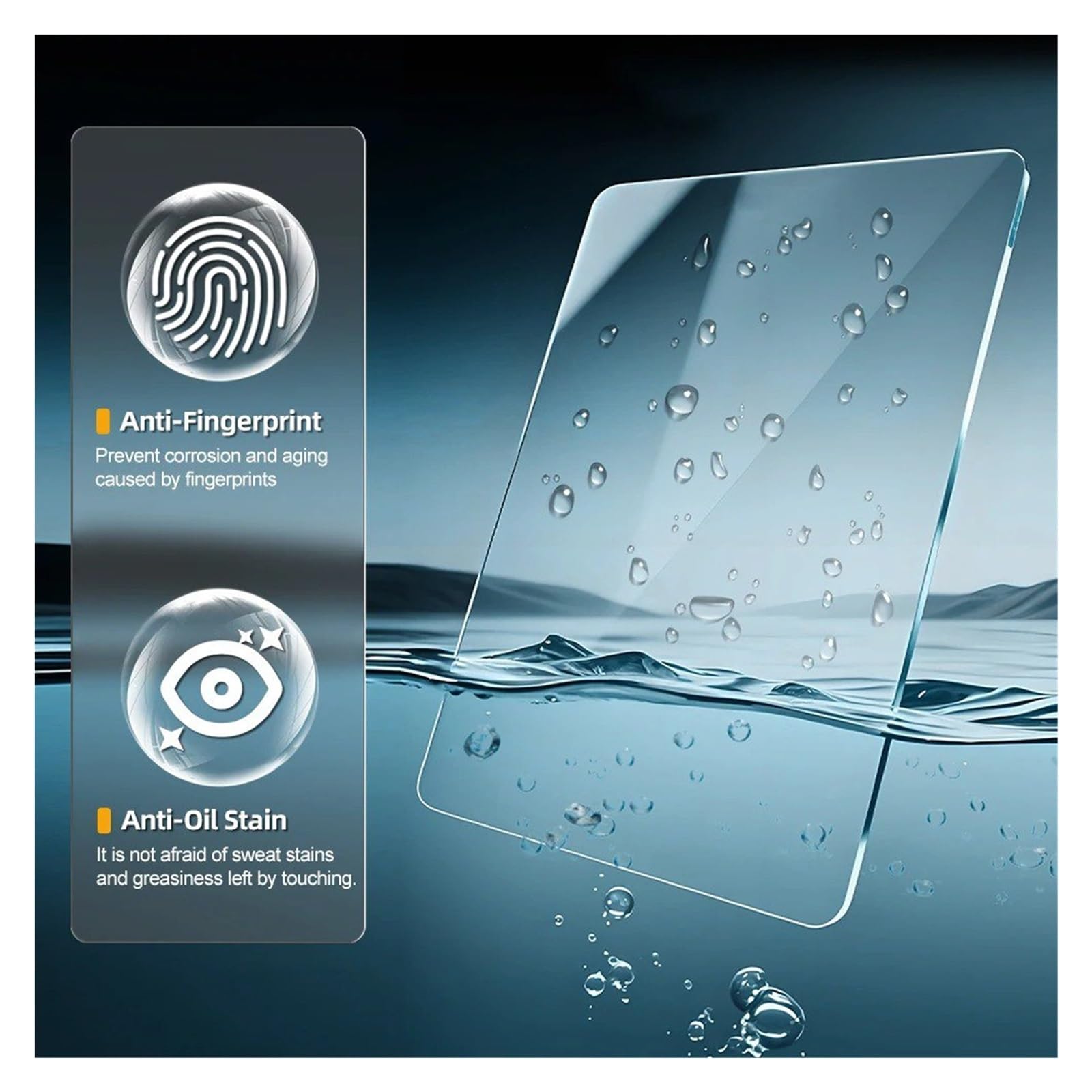 Displayschutz Schutzfolie Für Benz Für E-Klasse W214 Auto Gehärtetes Glas Film Schutz Center Konsole GPS Navigation Display-schutzfolie Display Displayschutzfolie(1 Set)