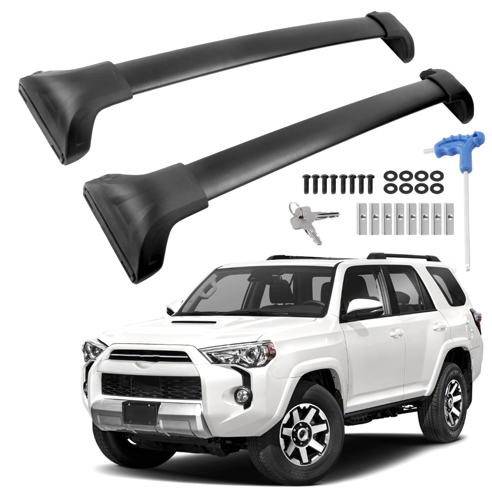 Photo 1 of **FACTORY SEALED**
330LB Roof Rack Cross Bars Fit for 2010-2026 T-oyota 4Runner Cargo Bars