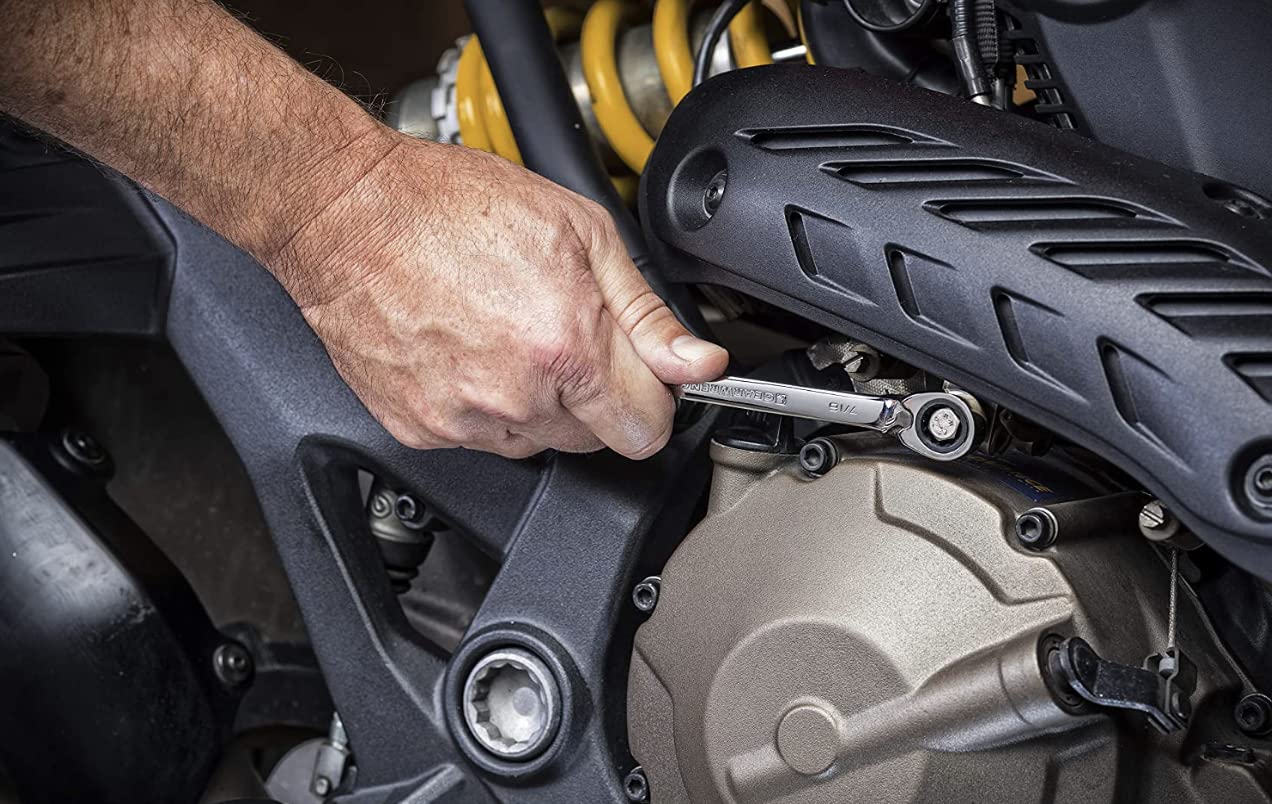GEARWRENCH 12-częściowy klucz płasko-oczkowy z grzechotką, 15/16" - 9539N
