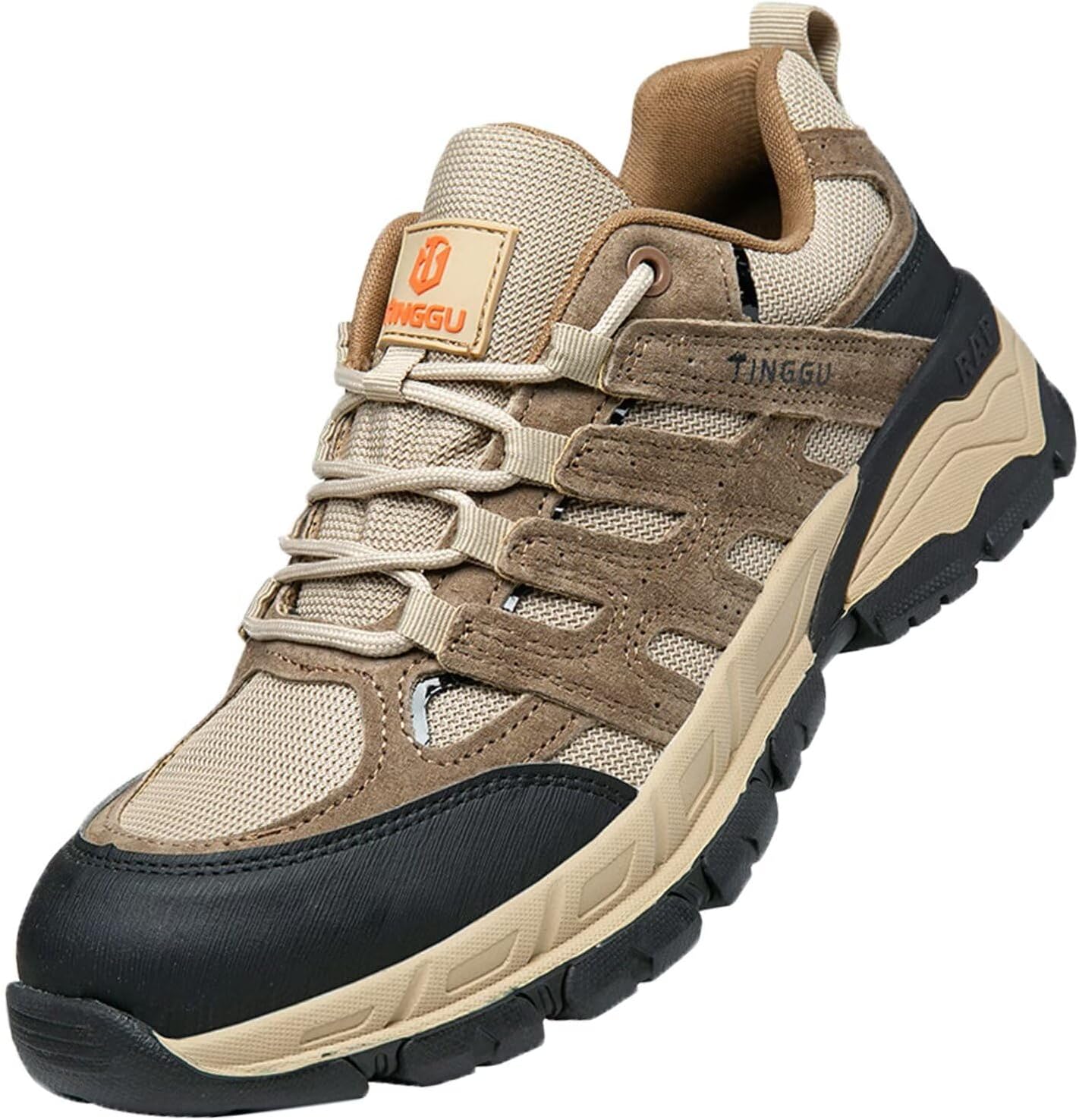 Breathable Steel Toe Shoes Men,The Work Shoes are Suitable for wokers in Construction, Industrial, Warehouse, Factory, Outdoor,tnnis etc,