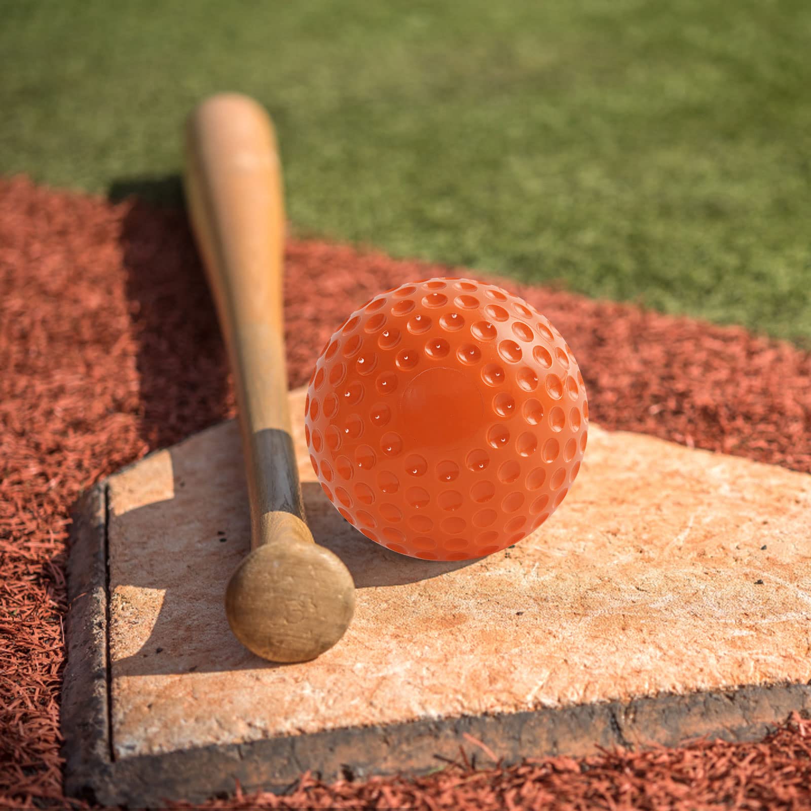 Baseballs Noppen-Baseballs, 22,9 cm, für Hand-Augen-Koordination, Schlag- und Feldübungen, 12 Stück